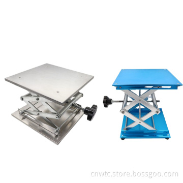 Aluminum Lab Jack and Stainless Steel Lifting Platform: Laboratory Equipment for Precision Handling